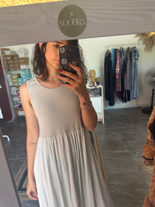 VESTIDO CANALÉ BEIGE