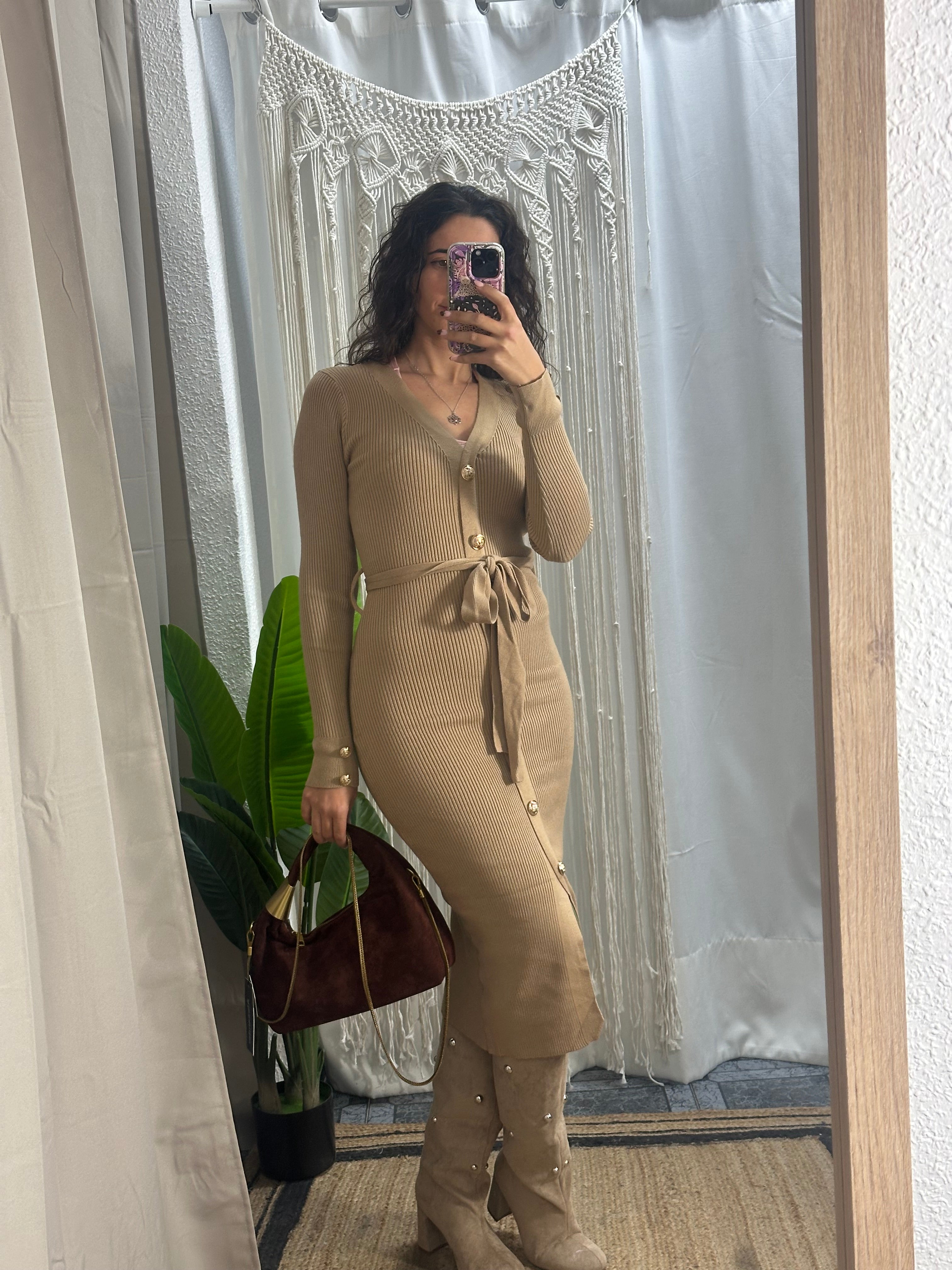 VESTIDO CANALÉ BOTONES