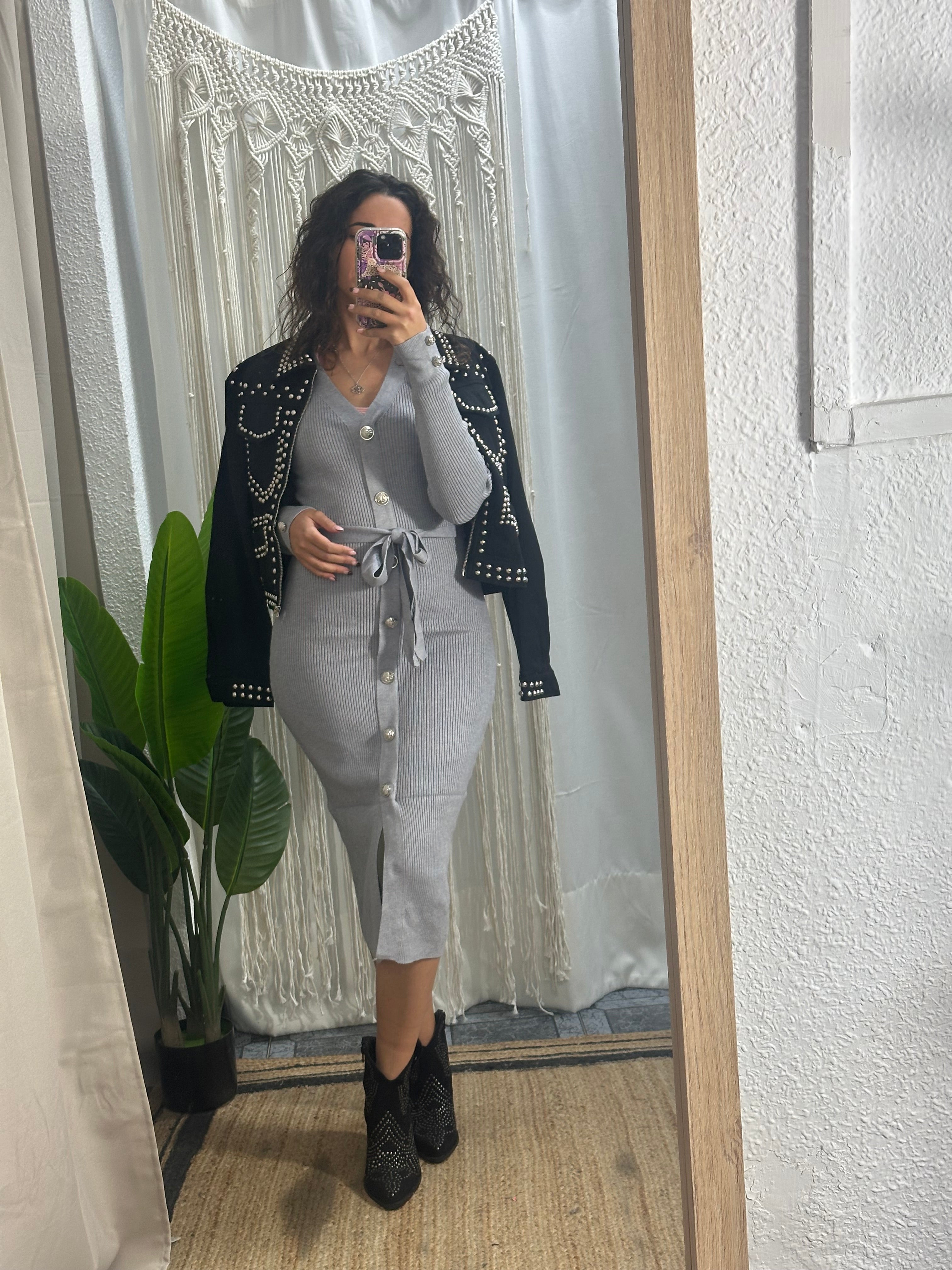 VESTIDO CANALÉ BOTONES