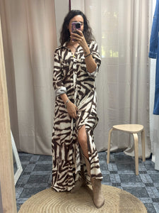 VESTIDO ZEBRA FLUIDO