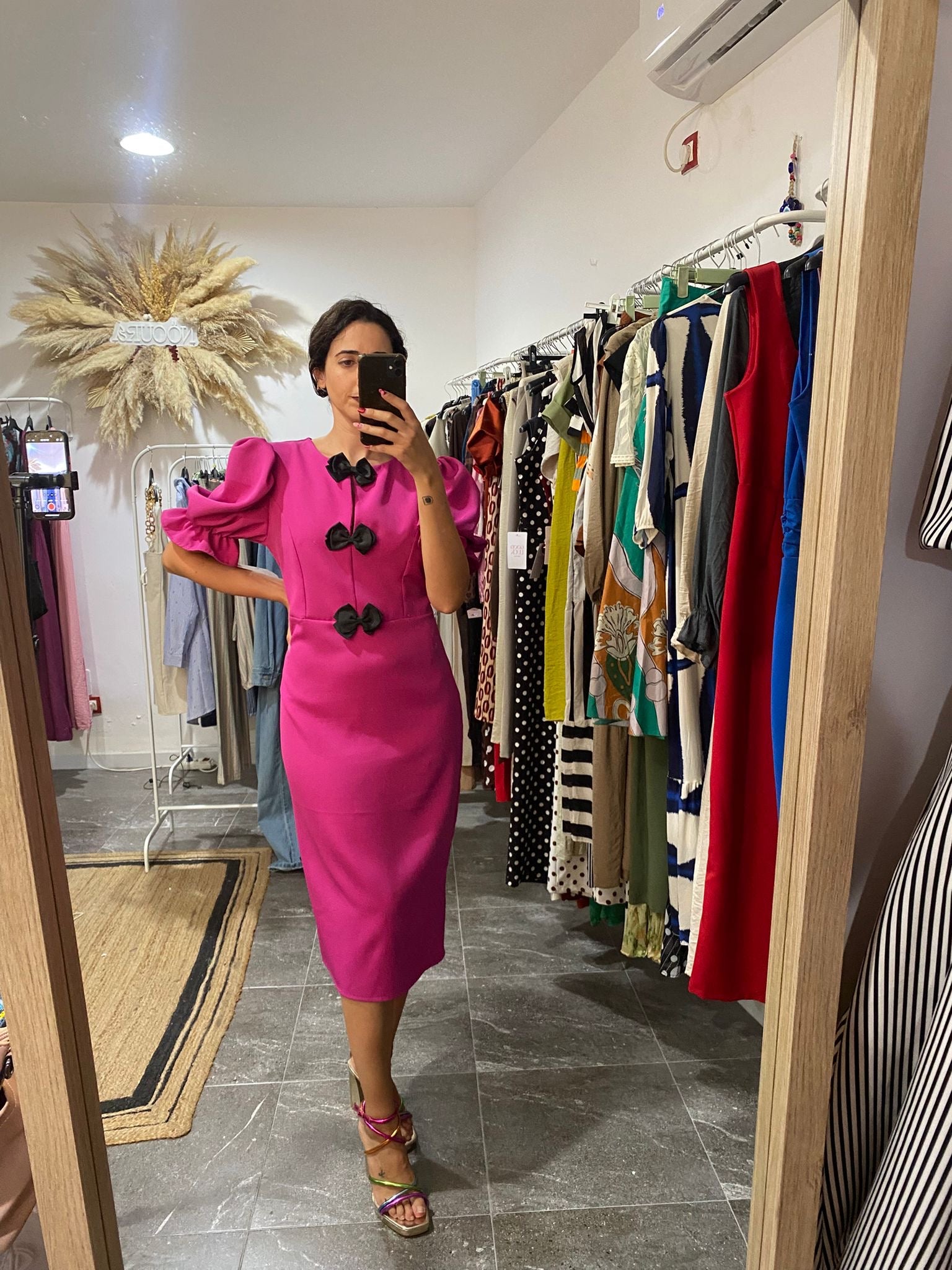 VESTIDO LAZO BUGANVILLA