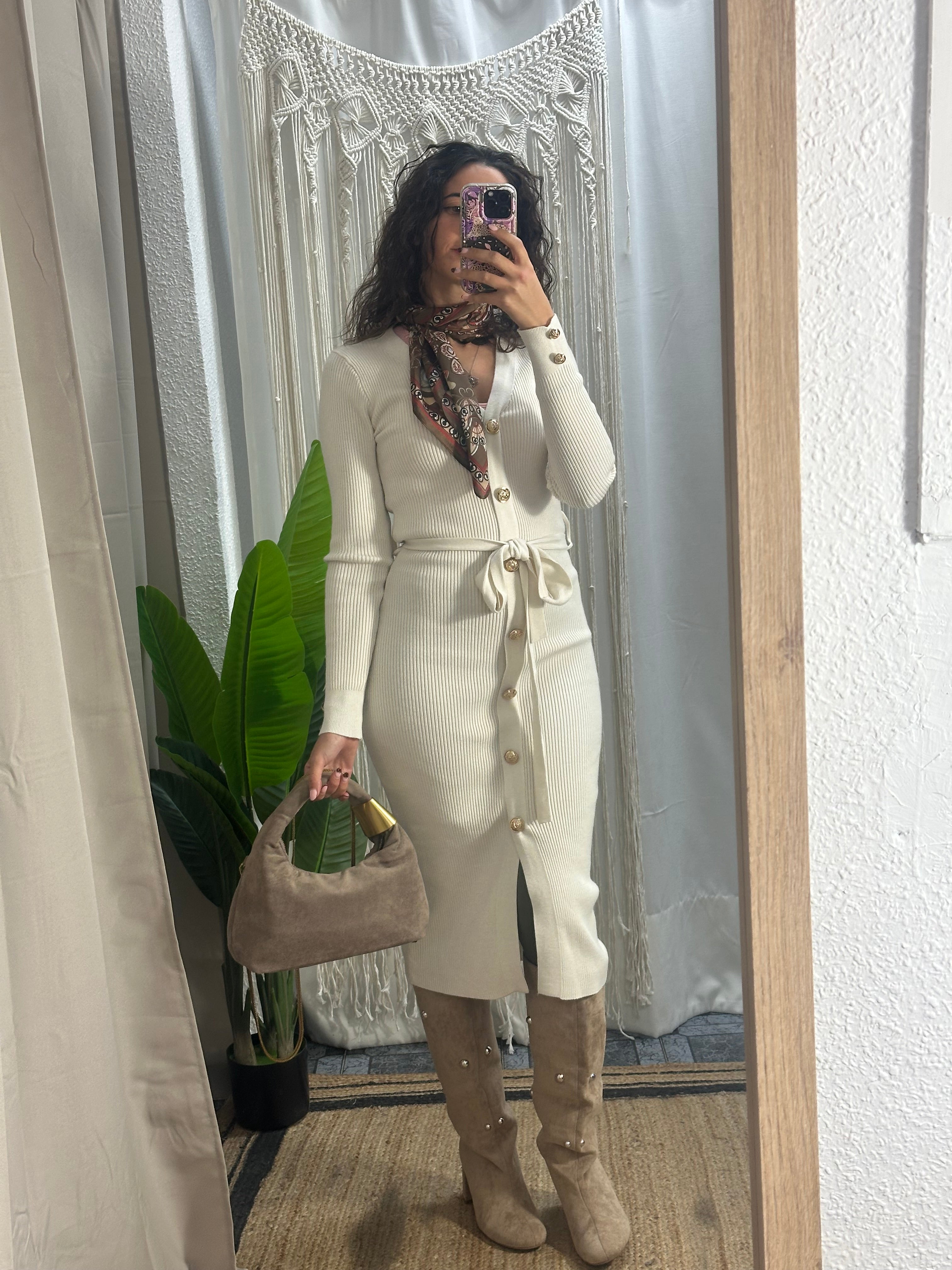 VESTIDO CANALÉ BOTONES