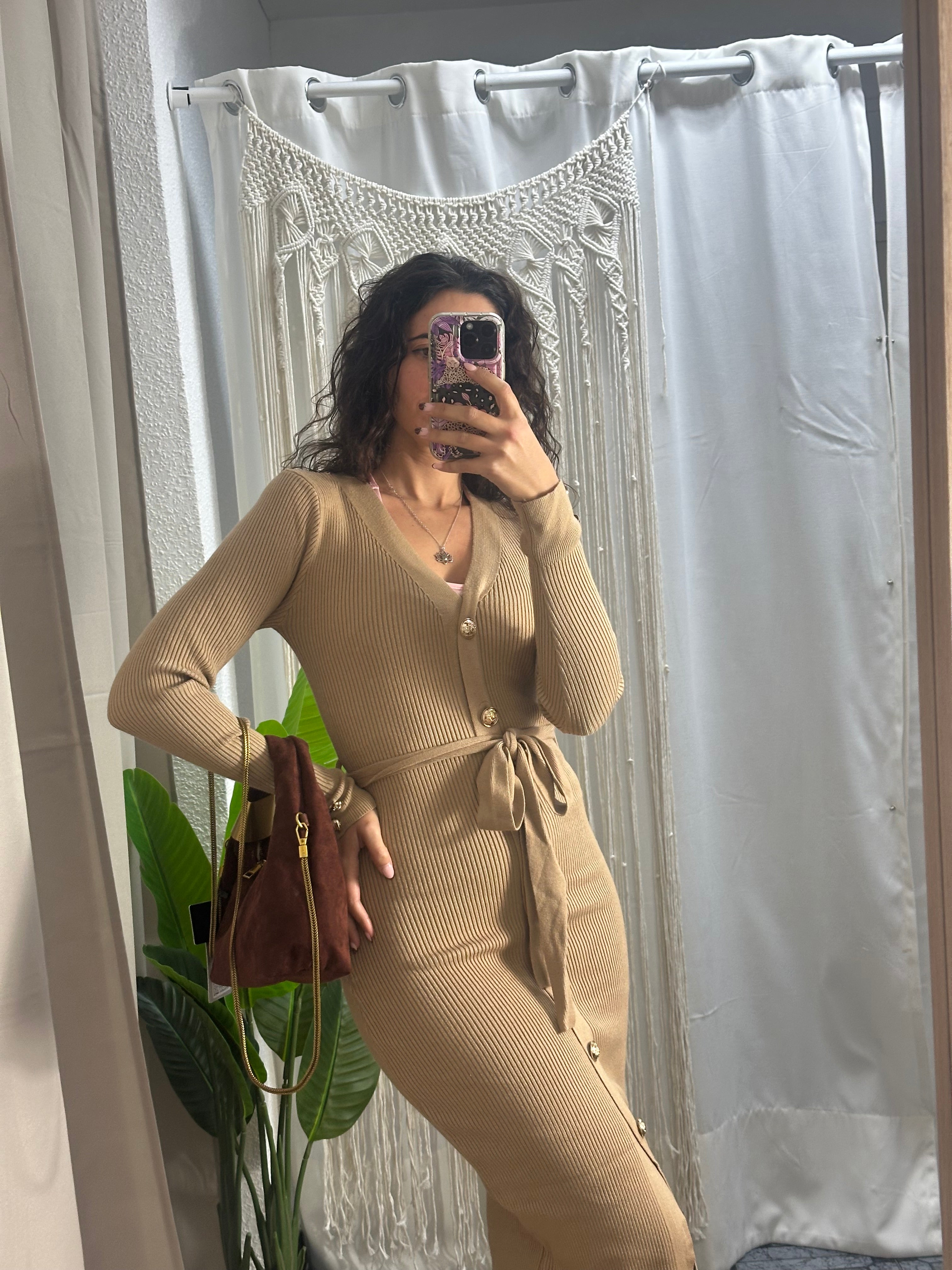 VESTIDO CANALÉ BOTONES