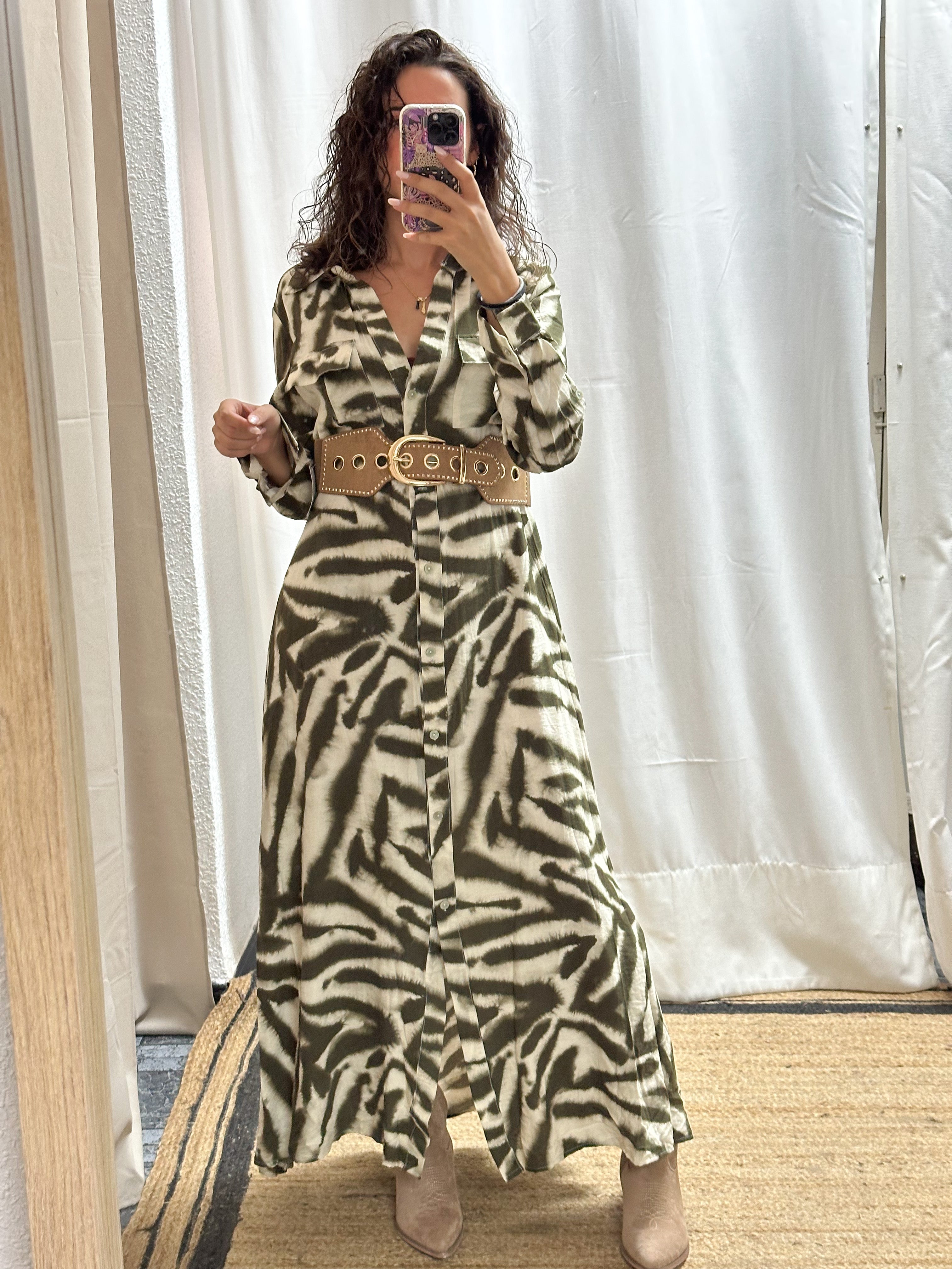 VESTIDO ZEBRA FLUIDO