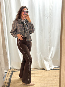 CAMISA LAZO CUADROS